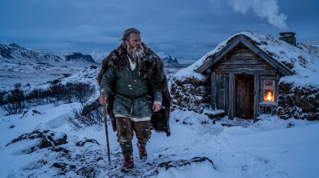 Viking winter clothing, the Norse layering system of linen, wool and fur