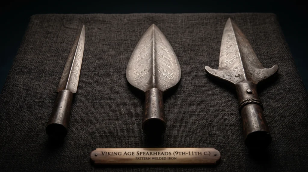Types of Viking spearheads, the most common Viking weapon